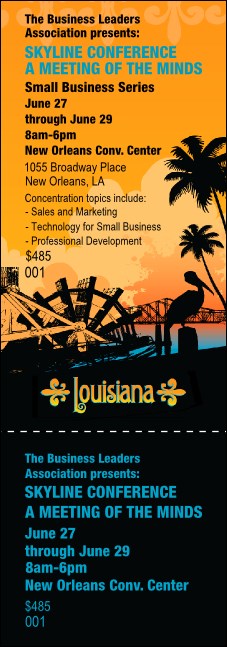 Louisiana General Admission Ticket Product Front