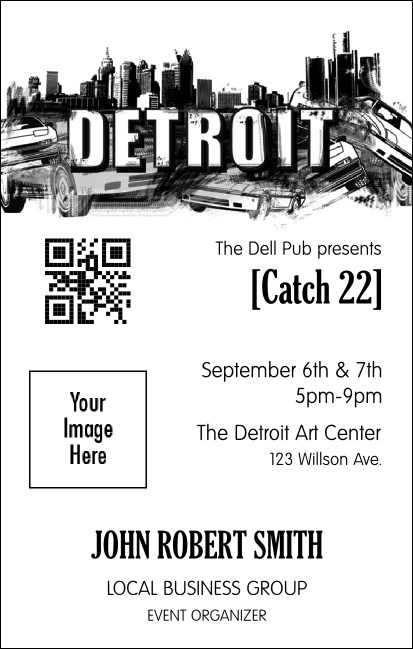 Detroit BW VIP Event Badge Medium
