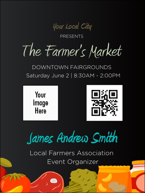 Farmer's Market Economy Event Badge Product Front
