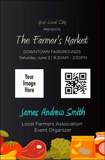 Farmer's Market VIP Event Badge Small Product Front