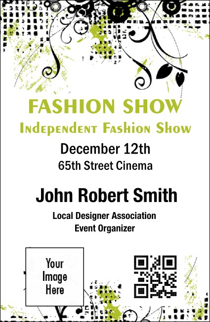 Fashion Show VIP Event Badge Small