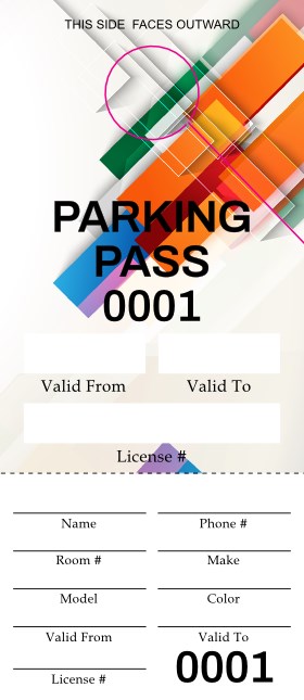 All Purpose Angle Parking Permit Product Front