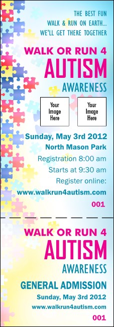 Autism Awareness Event Ticket