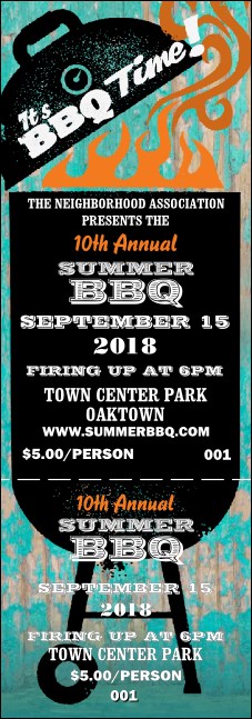 BBQ Kettle Grill Event Ticket