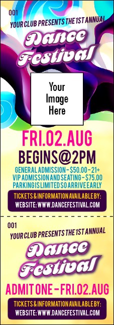 Disco Dance Festival Event Ticket