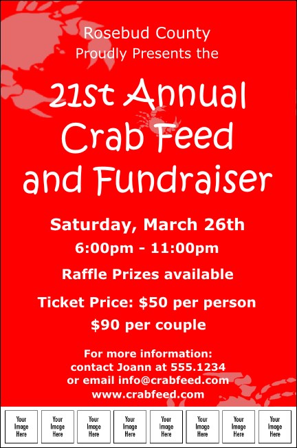 Crab Image Poster