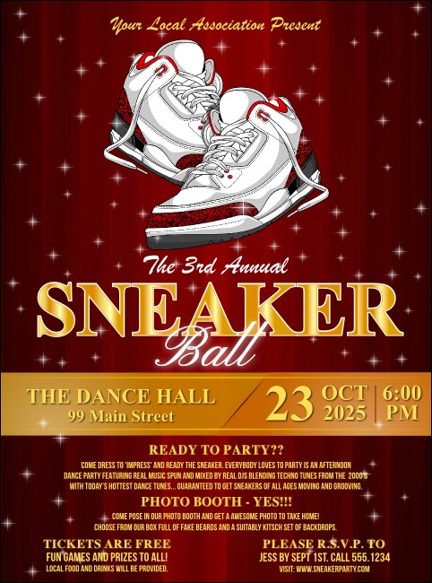 Sneaker Ball  Flyer Product Front