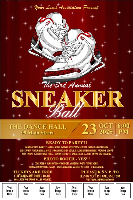Sneaker Ball Image Poster