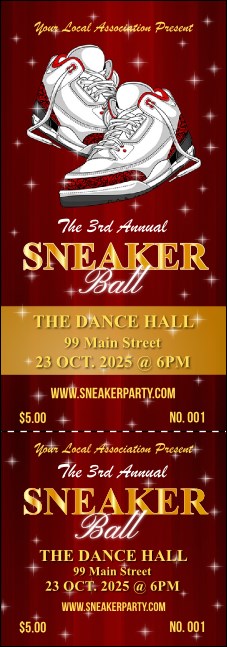 Sneaker Ball Event Ticket Product Front
