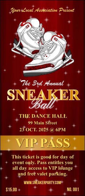Sneaker Ball VIP Pass Product Front