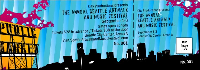 Seattle General Admission Ticket Product Front