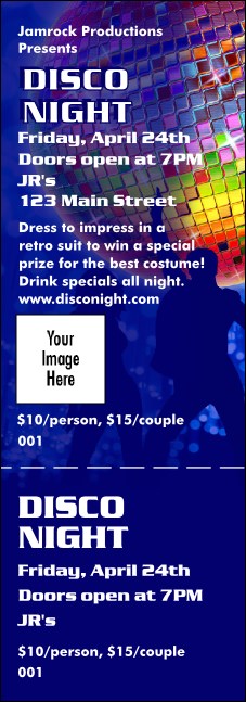 Disco Event Ticket