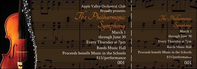 Symphony Ticket