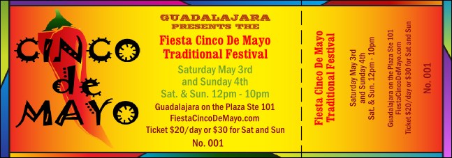 Cinco de Mayo General Admission Ticket 002