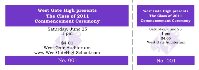 Graduation General Admission Ticket 006