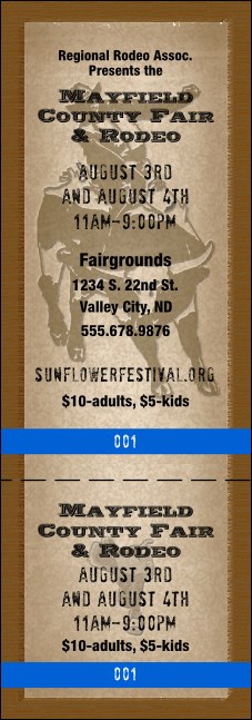 Carnival General Admission Ticket 001