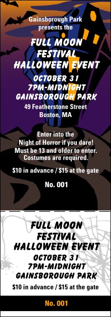 Halloween General Admission Ticket 005