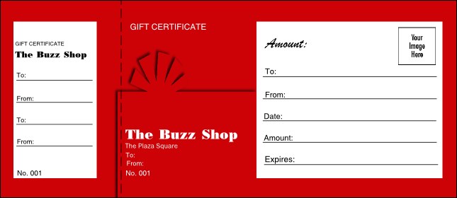 Present Gift Certificate 001