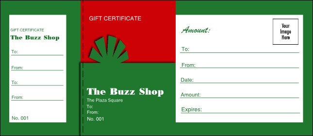 Present Gift Certificate 006