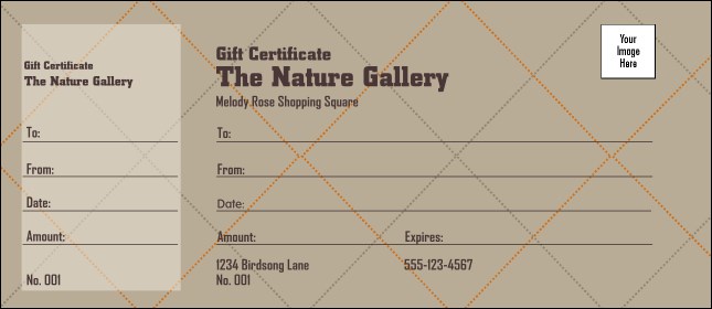 Men's Clothing Store Gift Certificate