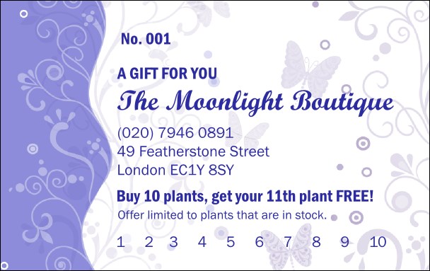 Butterfly Gift Card