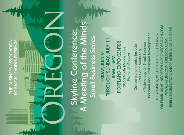 Oregon Invitation Product Front