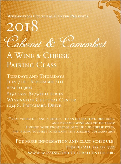 Year Classic Yellow Invitation