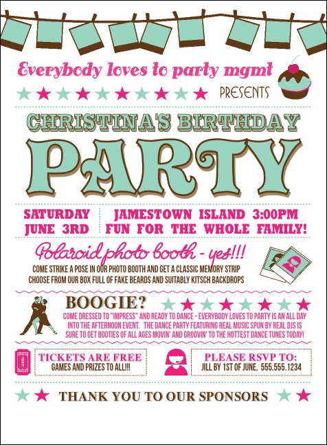 Birthday Whimsical  Invitation