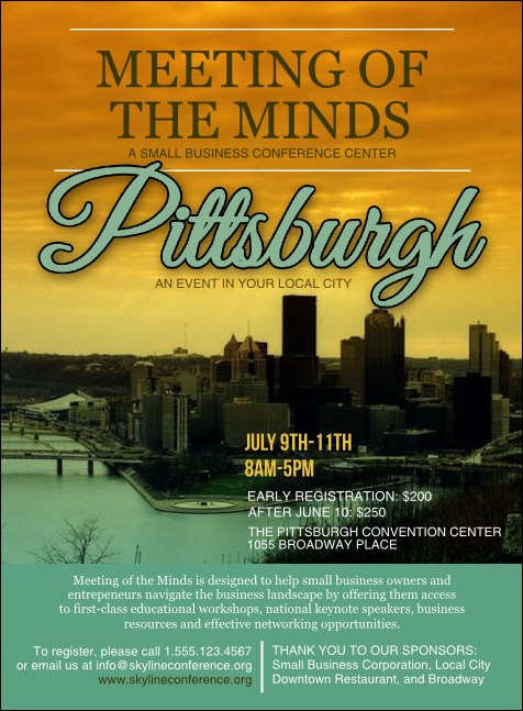 Pittsburgh Invitation Product Front