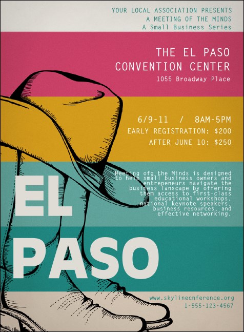 El Paso Invitation Product Front