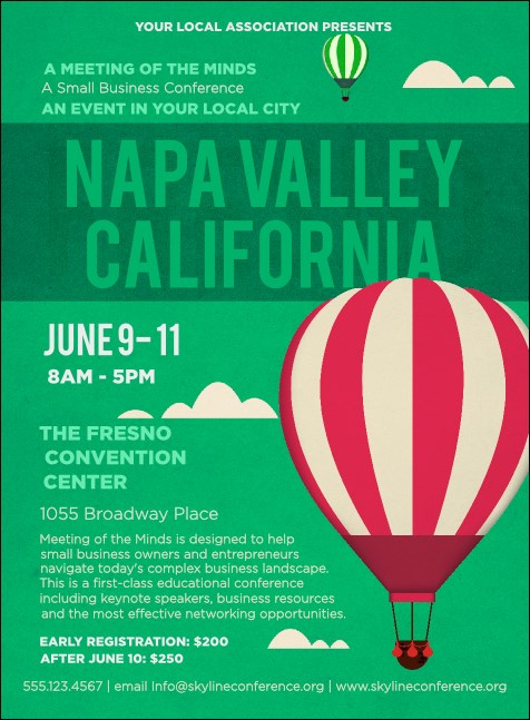 Napa Valley Invitation Product Front