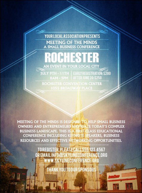 Rochester 2 Invitation Product Front