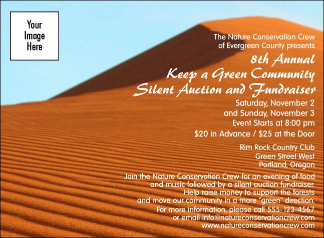 Nature Series - Desert Invitation Product Front