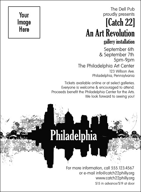 Philadelphia BW Invitation