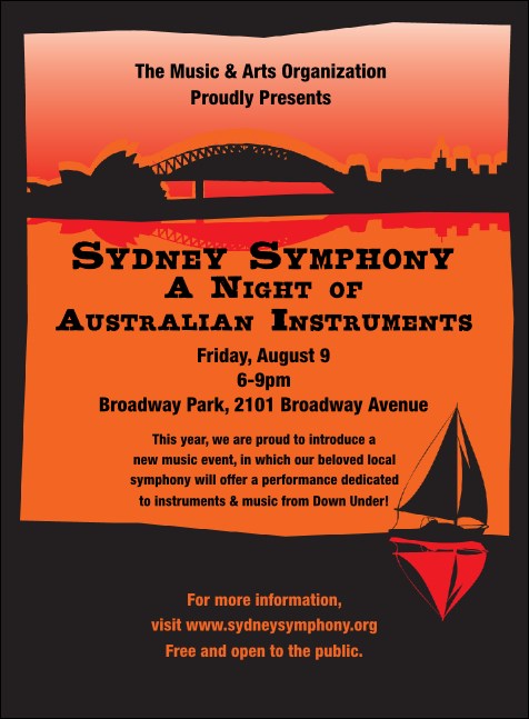Sydney Invitation (Orange)