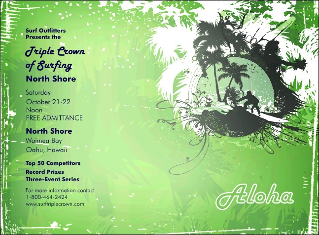 Aloha Invitation Product Front