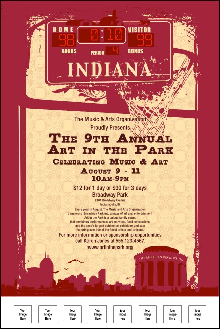 Indiana Poster Product Front