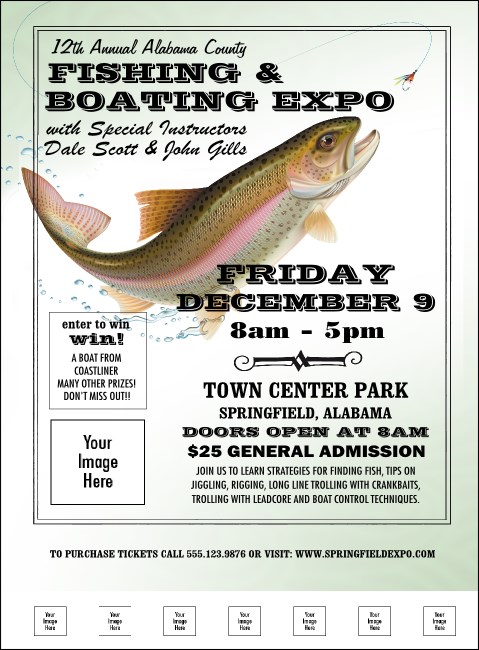 Fishing and Boating Expo Poster Product Front
