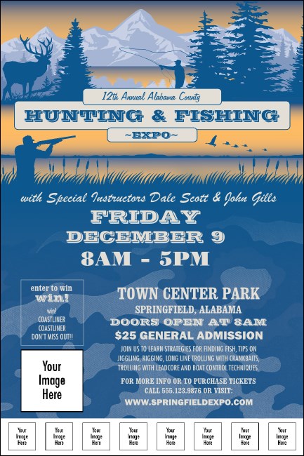 Fishing and Hunting Expo Poster