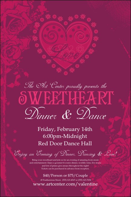 Valentine Heart Poster