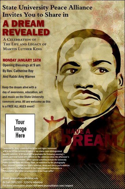 Martin Luther King Poster Product Front