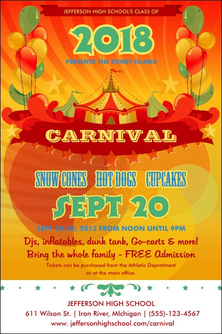 Carnival Poster Product Front