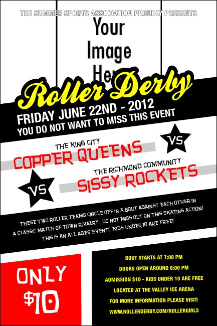 Roller Derby Passing Star Poster Product Front
