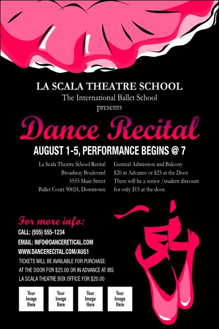 Dance Recital Poster