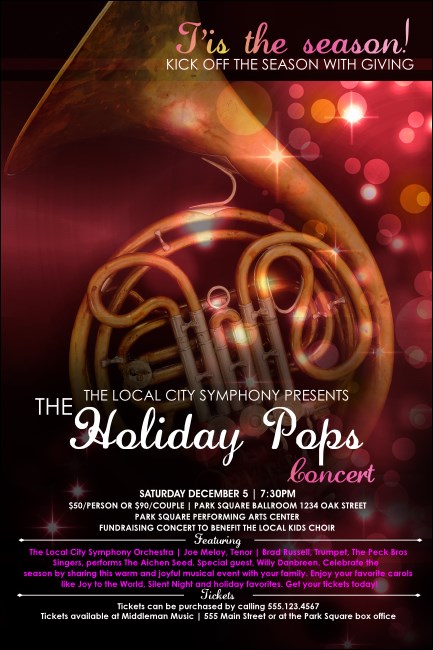 Symphony Holiday Pops Poster