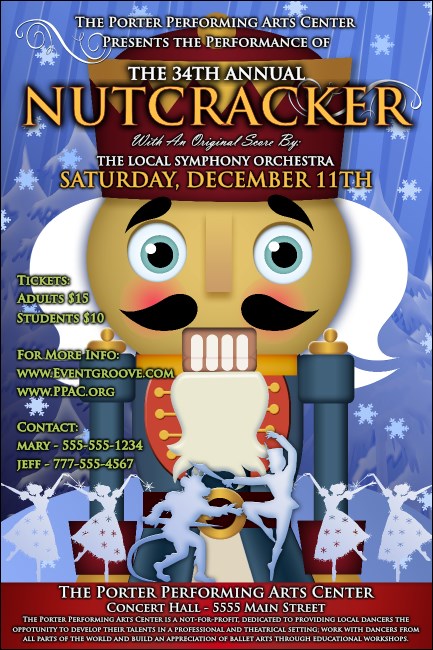 Nutcracker Ballet Poster Product Front