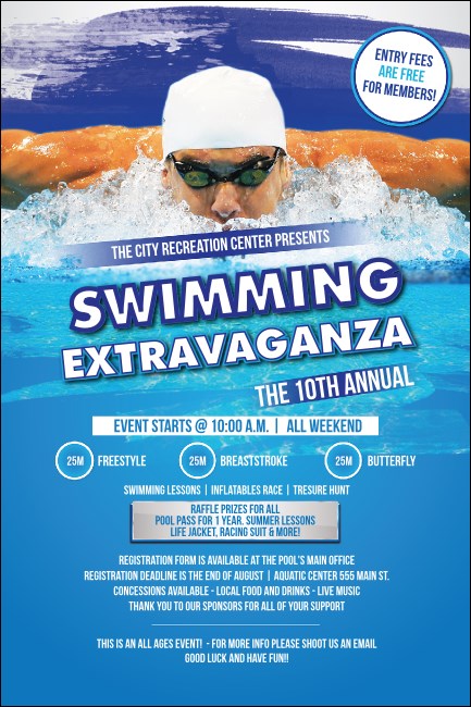 Swimming Poster