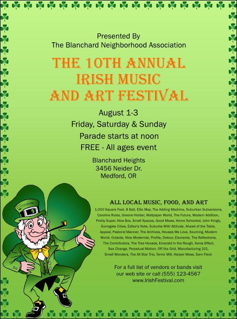 St. Patrick's Day Flyer 001