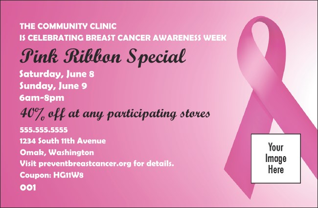 Pink Ribbon Coupon