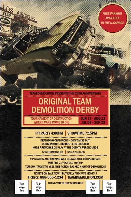 Demolition Derby Poster